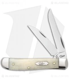 Case Knives Natural Bone Smooth Mini Trapper (6207W SS)