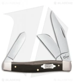 Case Large Stockman Traditional Knife 4.25" Black Micarta (10375 SS) 23132