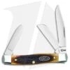 Case Medium Stockman Pocket Knife 3.625" Antique Bone (63032 SS)