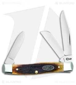 Case Medium Stockman Pocket Knife 3.625" Antique Bone (63032 SS)