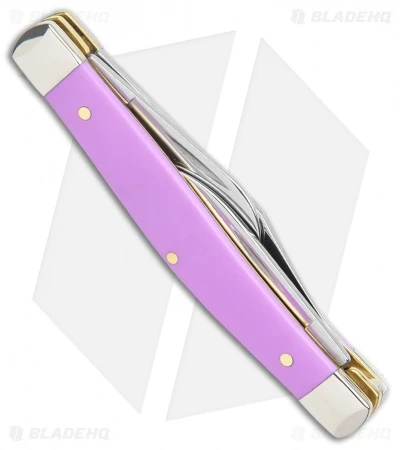 Case Medium Stockman Pocket Knife Lilac Synthetic (4344 SS) 39167 - Image 3