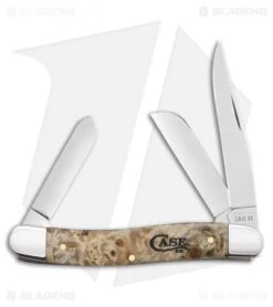 Case Medium Stockman Knife 3.625" Natural Box Elder (7318 SS) 16564
