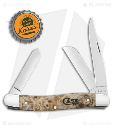 Case Medium Stockman Knife 3.625" Natural Box Elder (7318 SS) 16564 - Image 2