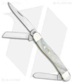 Case Medium Stockman Knife 3.625" White Pearl Corelon (6318SS) 9318WP