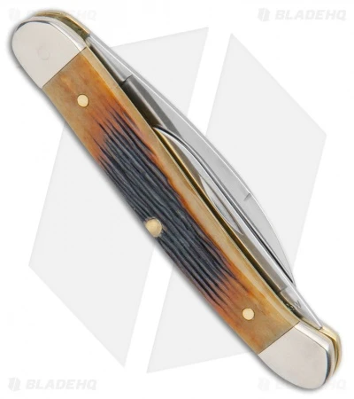 Case Mini Copperhead Knife 3.125" Antique Bone (62109W SS) 25152 - Image 3