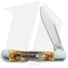 Case Mini CopperLock Knife 3.6" Case 6.5 BoneStag (6.51749L SS) 65327