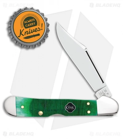 Case Mini Copperlock Pocket Knife 3.625" Sawcut Clover Bone (61749L SS) 23217 - Image 2