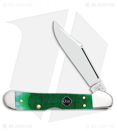 Case Mini Copperlock Pocket Knife 3.625" Sawcut Clover Bone (61749L SS) 23217