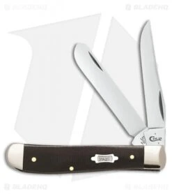 Case Mini Trapper Traditional Knife 3.5" Black Micarta (10207 SS) 23136