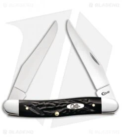 Case Muskrat Pocket Knife 3.875" Rough Synthetic Black (MUSKRAT SS) 18232