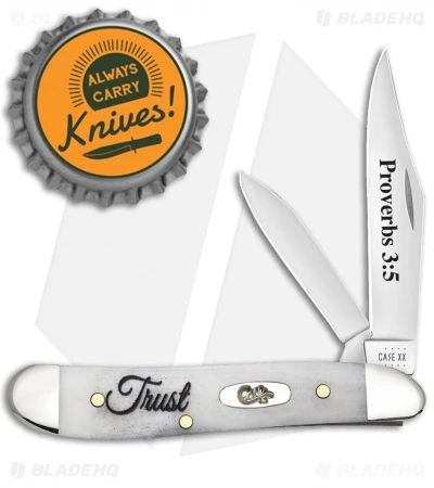 Case Peanut Embellished Smooth Natural Bone (6220 SS) 60867 - Image 2