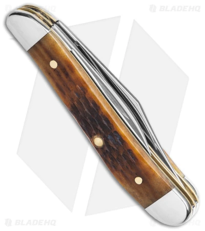Case Peanut Knife 2.9" Antique Bone/Rogers Corn Cob Jig (6220 SS) 52828 - Image 3
