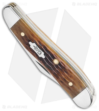 Case Peanut Knife 2.9" Antique Bone/Rogers Corn Cob Jig (6220 SS) 52828 - Image 2