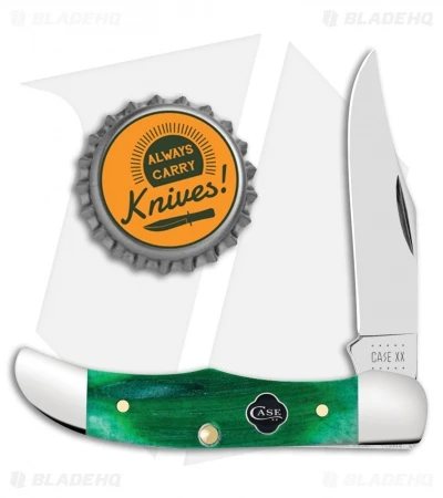 Case Pocket Hunter Knife 2.75" Clover Sawcut Bone (62165 SS) - Image 2