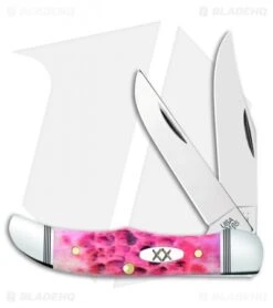 Case Pocket Hunter Knife 2.75" Jigged Raspberry Bone (62165 SS)