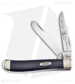 Case Premier Edition Mini Trapper Knife 3.5" Black Corelon (9207SS) 9207ABC