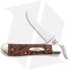 Case RussLock Knife 4.25" Brown Maple Burl Wood (71953L SS) 64068