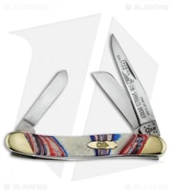 Case Slanted Bolster Medium Stockman Knife 3.625" Star Spangled Banner Corelon
