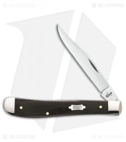 Case Slimline Trapper Traditional Knife 4.125" Black Micarta (101048SS) 23135