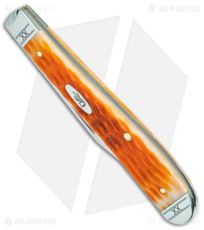 Case Slimline Trapper Knife 4.1" Cayenne Bone/Crandall Jig (61048 SS) 35814 - Image 2