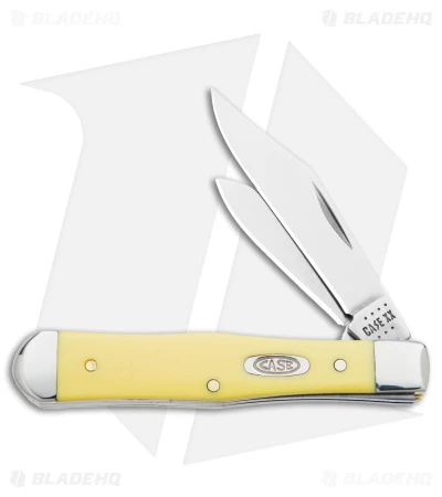 Case Small Swell Center Jack Knife 3" Yellow Synthetic (3225 1/2 SS) 65327