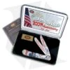 Case Star Spangled Banner 200th Trapper Knife 4.125" Star Spangle Banner Corelon