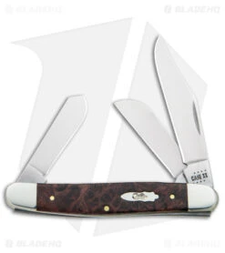 Case Stockman Knife 3.85" Brown Maple Burl Wood (7347 SS) 64065
