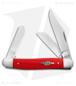 Case Stockman Knife Smooth Red G-10 (3" Polish) 45401