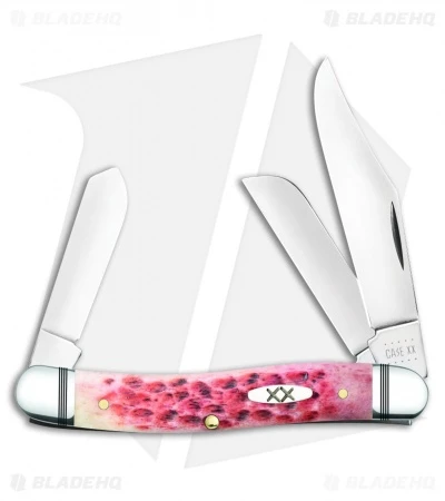 Case Stockman Traditional Knife 3.875" Raspberry Jigged Bone (6347 SS) 27725