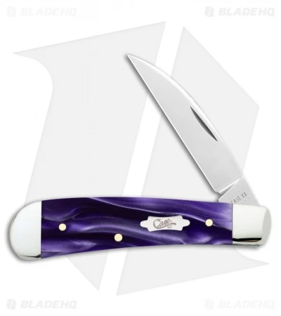 Case Sway Back Pocket Knife 3.125" Wicked Purple Kirinite (TB101117 SS) 17334