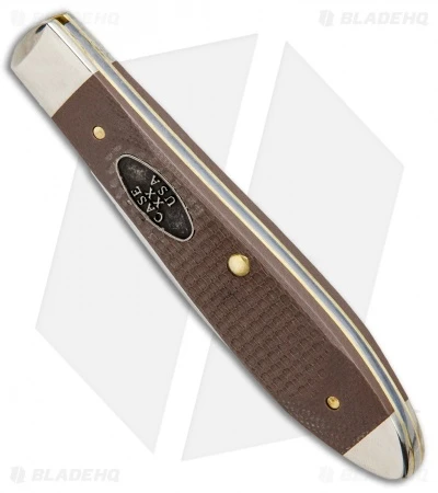 Case Teardrop Pocket Knife 3.625" Earth Brown G-10 (TB61028 SS) 23309 - Image 2