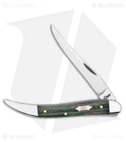 Case Tiny Texas Toothpick 3" Green Zebrawood (710094 SS) 70524