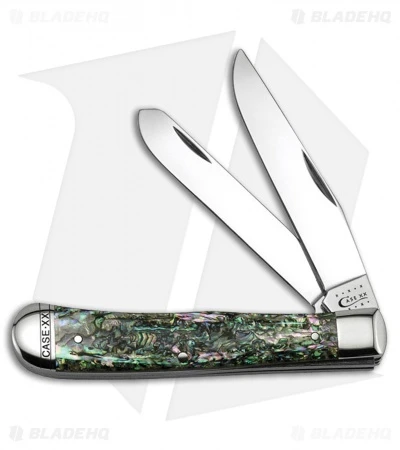Case Trapper Knife 4.125" Abalone (8254 SS) 12000