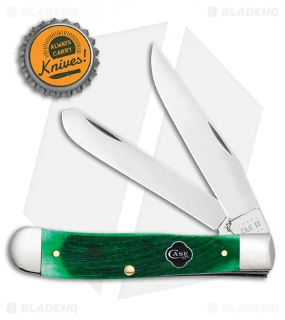 Case Trapper Knife 4.125" Clover Sawcut Bone (6254 SS) 23210 - Image 2