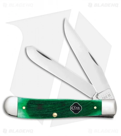 Case Trapper Knife 4.125" Clover Sawcut Bone (6254 SS) 23210