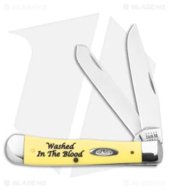 Case Trapper Knife 4.125" Yellow Synthetic (6254 SS) 8853