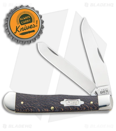 Case Trapper Knife 4.125" Black Sycamore (7254 SS) 25570 - Image 4