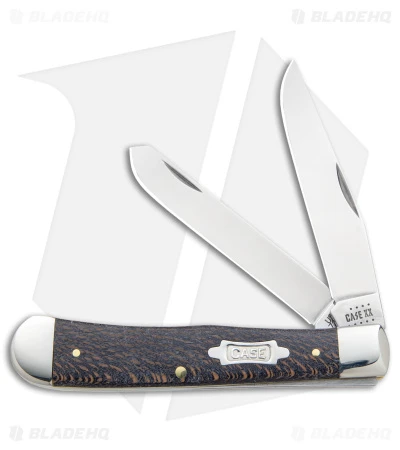 Case Trapper Knife 4.125" Black Sycamore (7254 SS) 25570