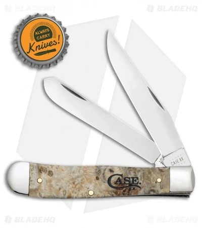 Case Trapper Knife 4.25" Natural Box Elder (7254 SS) 16560 - Image 2