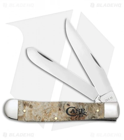 Case Trapper Knife 4.25" Natural Box Elder (7254 SS) 16560