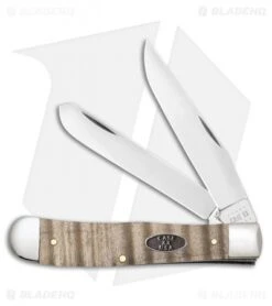 Case Trapper Knife 4.125" Natural Curly Maple (7254 SS) 25940