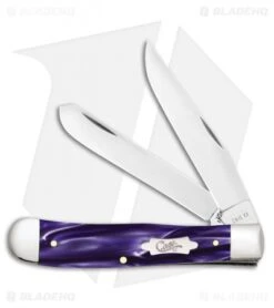 Case Trapper Pocket Knife 4.125" Wicked Purple Kirinite (10254 SS)
