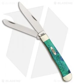 Case Trapper Knife 4.125" Premier Edition Aquarius Corelon (9254 SS) 9254AQ