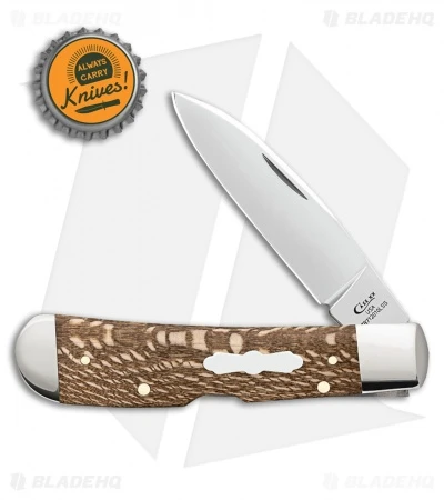 Case Tribal Lock Pocket Knife 4.125" Sycamore Wood Smooth (TB712010L SS) 27266 - Image 2