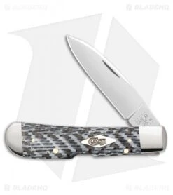 Case Tribal Lock Pocket Knife 4.125" White/Black CF/G-10 (TB1012010L SS) 38928