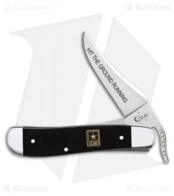 Case US Army Russlock Liner Lock Knife 4.25" Black Synthetic (T21953LC SS) 15020