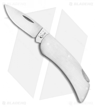 Case Executive Lockback Knife 3.25" Brushed Stainless Steel (M1300L SS) 07200