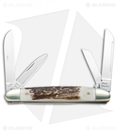 Frost Cutlery Bent Creek Congress Pocket Knife 3.5" Deer Stag