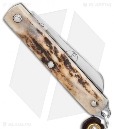 GEC #05 Keychain Knife Sambar Stag (1.5" Plain) - Image 3