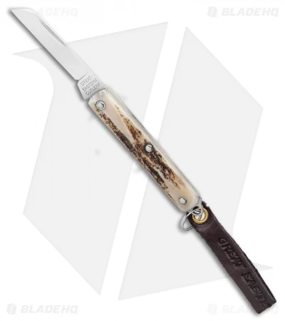 GEC #05 Keychain Knife Sambar Stag (1.5" Plain)